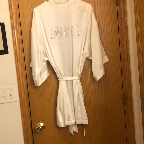 Victoria’s Secret Bride robe. One size and 100% polyester. Excellent condition. - Picture 2 of 3